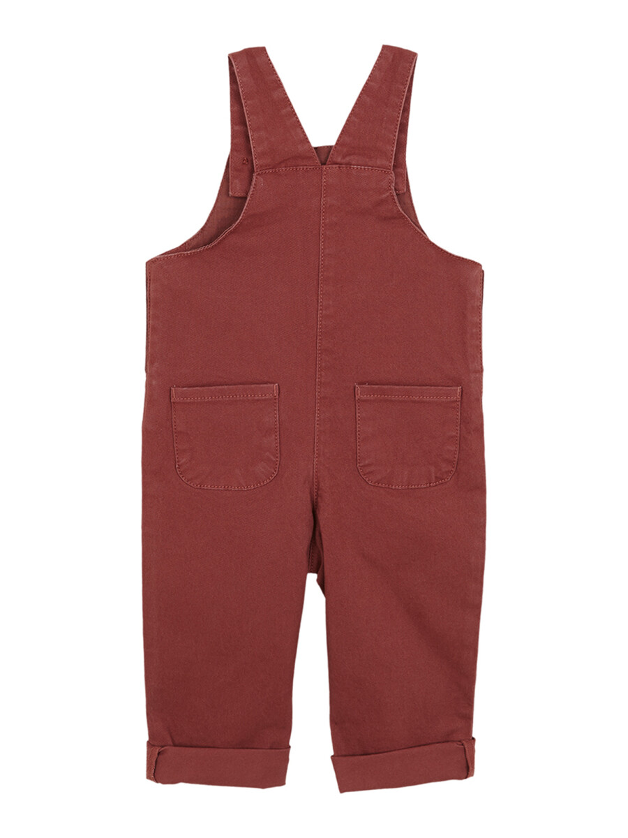 Peto Largo Con Vuelta En Bajo Bermellon Claro