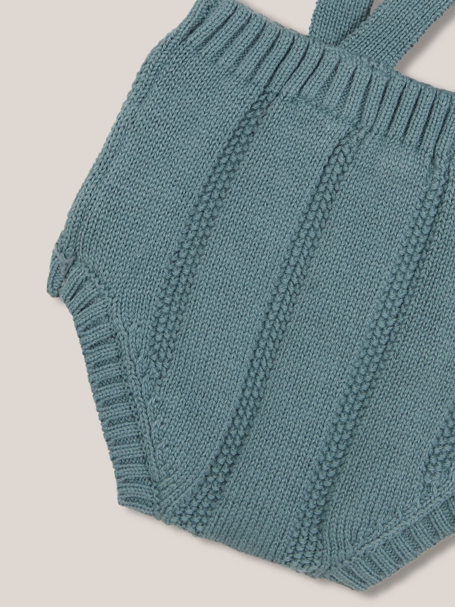 Pantalon Corto De Punto Amarillo