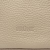 Cartera al hombro Anya en cuero graneado Taupe