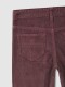 Pantalon 5 Bolsillos Pana Berenjena