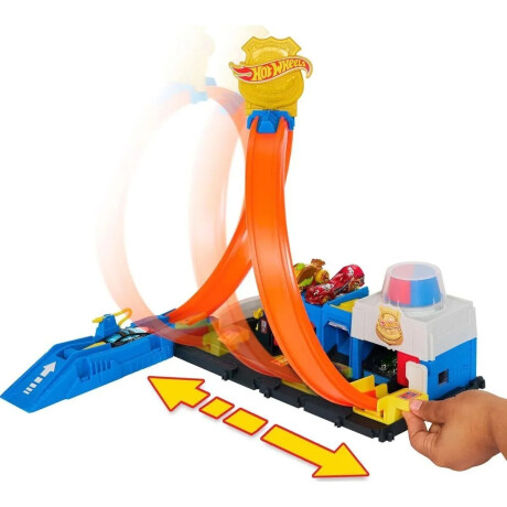 Pista Hot Wheels Estacion de Policia Pista Hot Wheels Estacion de Policia