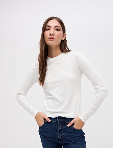 Remera Tisha Off white