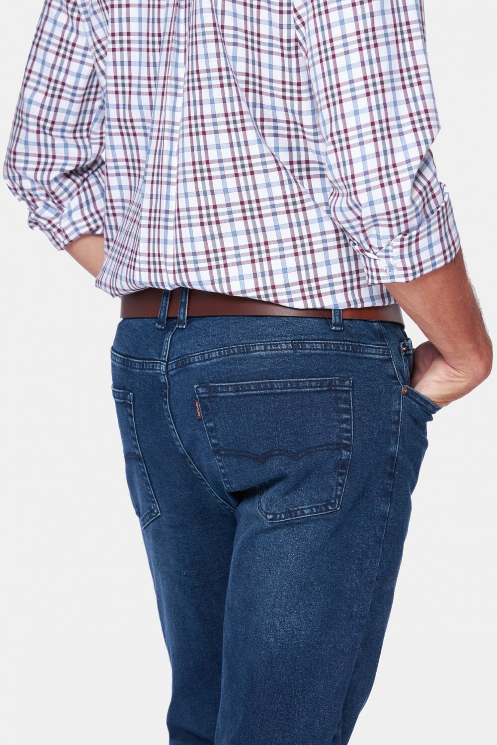 PANTALÓN DE JEAN SKINNY Azul Oscuro