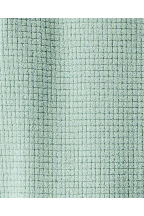 Pijama una pieza de micropolar, con pie, verde Sin color