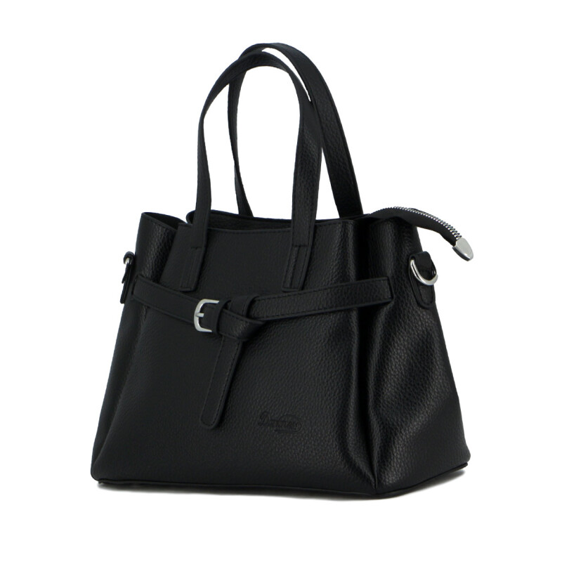 Cartera Mujer Darkness Con Correa Negro