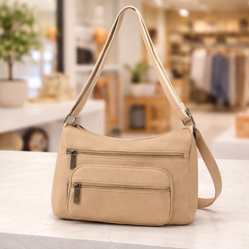 Bandolera Morral de Dama en Eco Cuero Piel