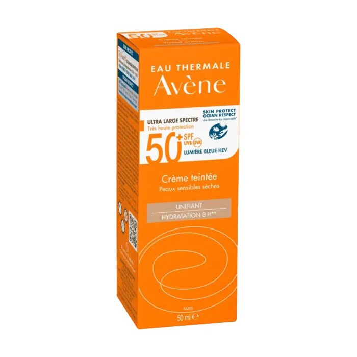 AVENE SOLAR CREMA CON COLOR SPF50+ FR. X única