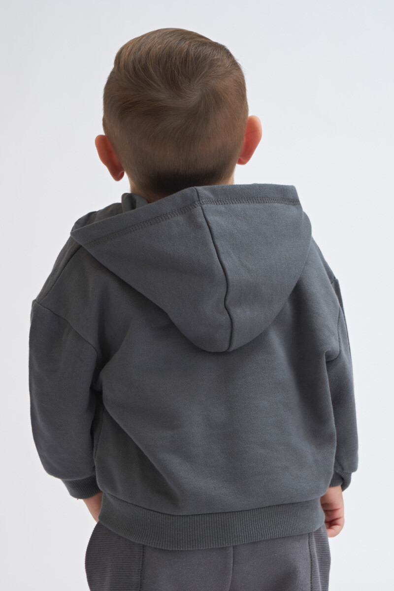 Chaqueta deportiva Gris Oscuro