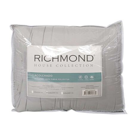 Acolchado 2 Plazas Plus Richmond House 220 x 240 cm Gris