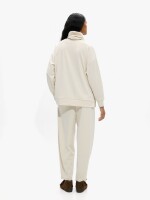 Sudadera Con Cuello Alto Y Tacto Suave blanco