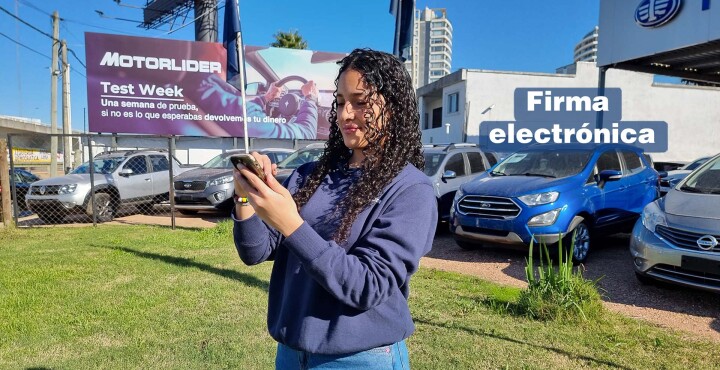 Firma electrónica en Motorlider