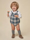 Camisa Cuello Pico Blanco Roto