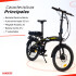 Bicicleta Eléctrica Plegable BKE-E2001 Negra Bicicleta Eléctrica Plegable BKE-E2001 Negra
