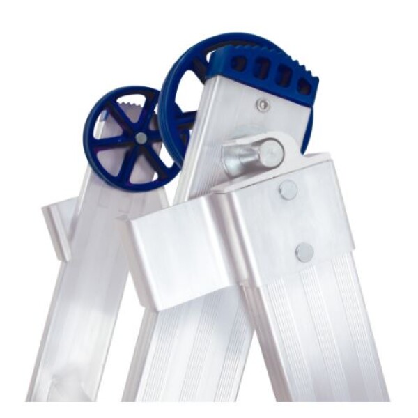 ESCALERA EXTENSIBLE 2X7 PLATEADO