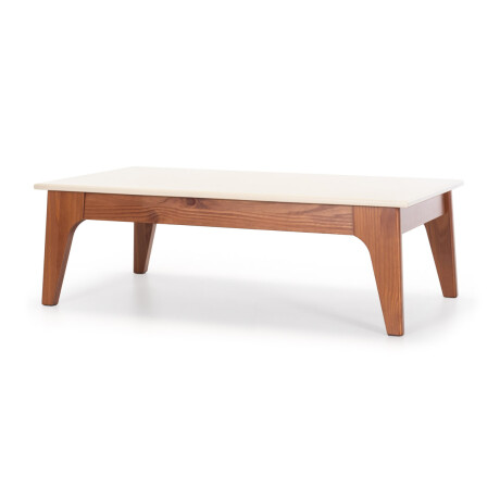 Mesa de centro Happy - 110 Roble Claro y Off white