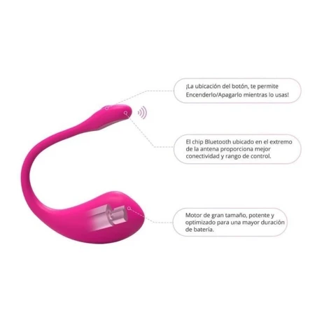 Lush 2 Huevo Vibrador Control A Distancia Bluetooth Lush 2 Huevo Vibrador Control A Distancia Bluetooth