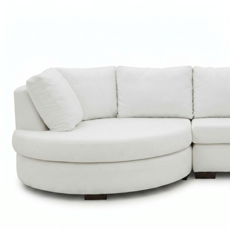 SOFA SHERLON 2 PUESTOS ROUND 402007 CENIZA 2PZS CD Unica