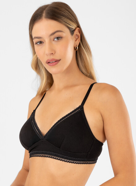 Bralet brume Negro