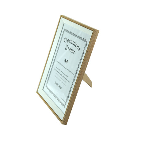 PORTA CERTIFICADO MADERA A4 DOBLE MARCO BCO/MARR PORTA CERTIFICADO MADERA A4 DOBLE MARCO BCO/MARR