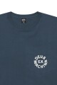 LOGO TEE NAVY SIZE Azul