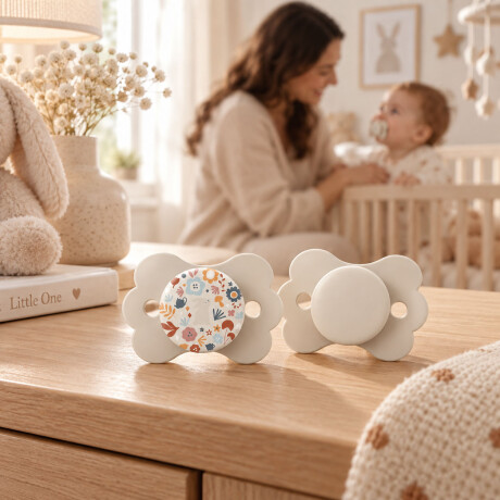Chupete X2 Bebé 0-6M Fisiológico SX PRO Suavinex Wonderland Crema