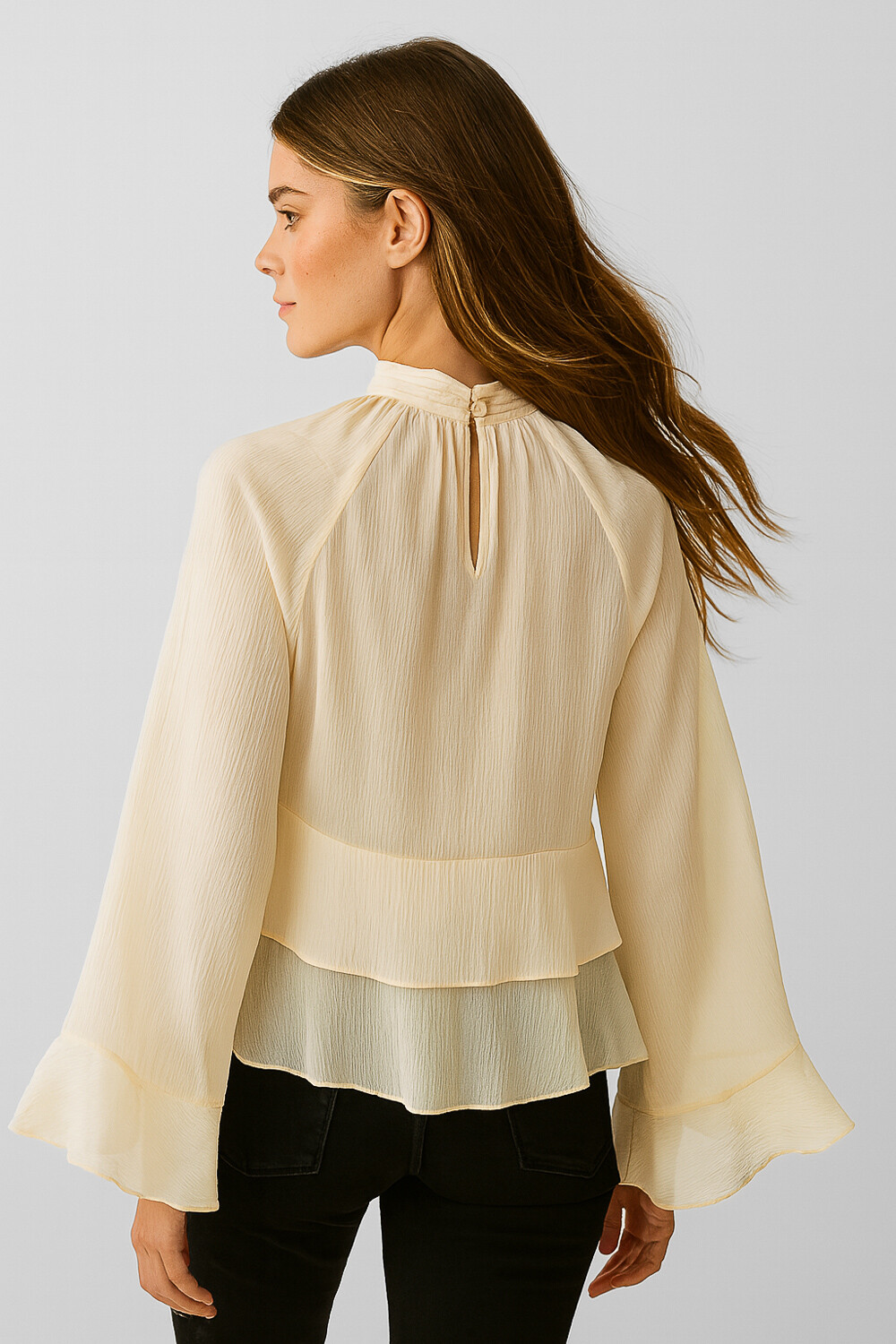 Blusa Toncu Beige Claro