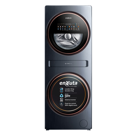 Torre de Lavado y Secado Enxuta TLSENX21660N Doble Tanque Torre De Lavado Y Secado Enxuta Tlsenx21660n Doble Tanque