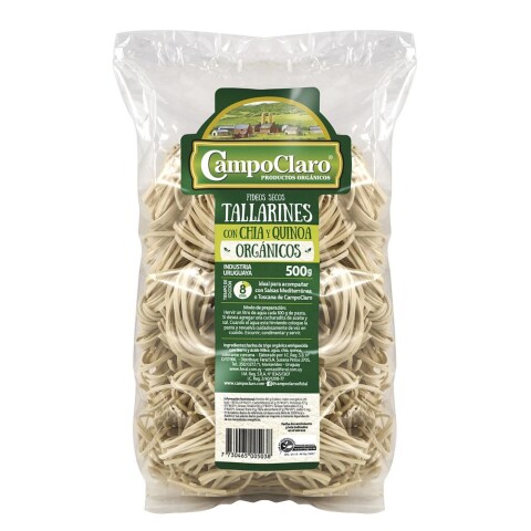 Tallarines De Chía Y Quinoa Campo Claro 500g Tallarines Chia Y Quinoa 500g