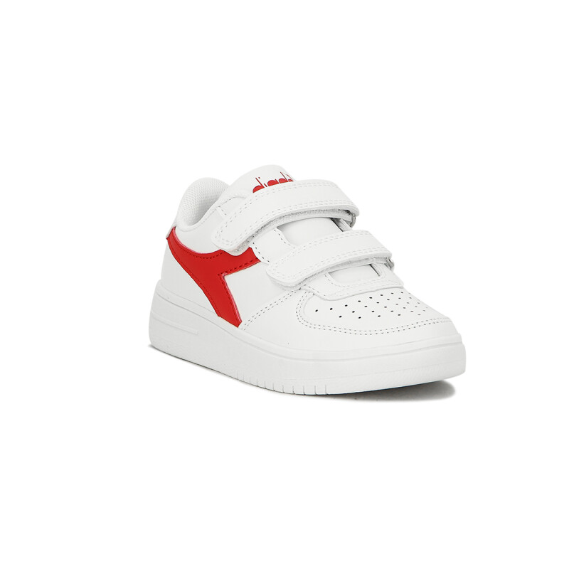 Diadora Champion Lifestyle Spitfire Con Velcro Niño - Blanco/Rojo Blanco-Rojo