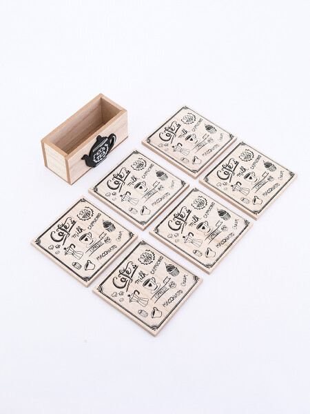 POSAVASOS MADERA