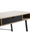 Escritorio ABBETVED 48x120 roble/negro Escritorio ABBETVED 48x120 roble/negro