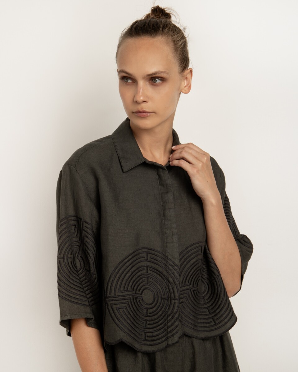 SHIRT LABYRINTH CROPPED 