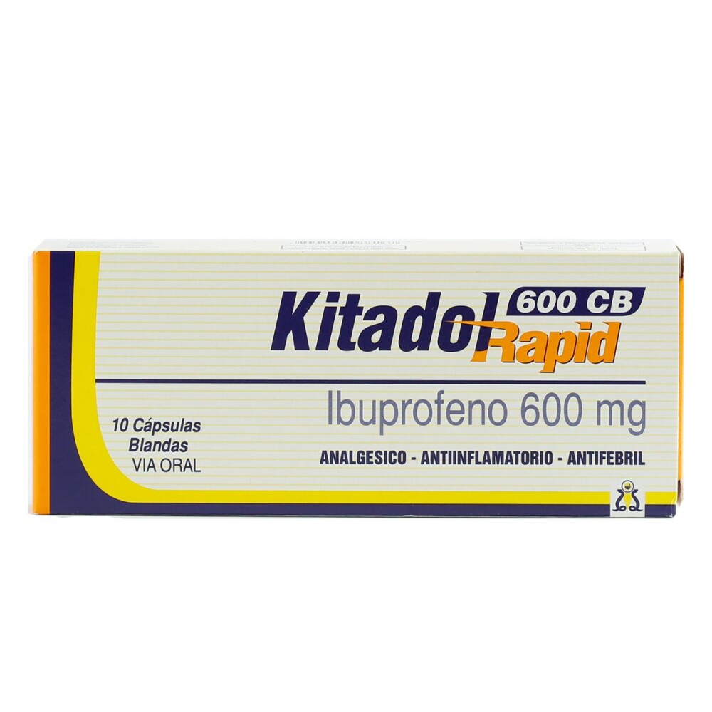 KITADOL RAPID 600 CJ X 10 CÁPS. BLANDAS única