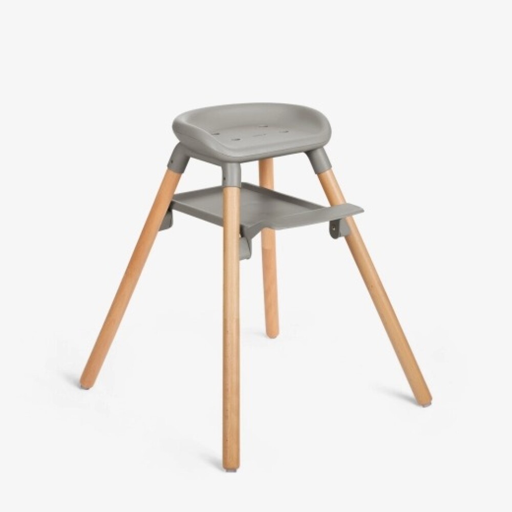 Silla de comer WOODY 6 en 1 KIKKABOO gris Silla de comer WOODY 6 en 1 KIKKABOO gris