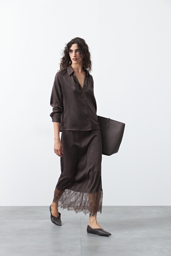 FALDA SCARLET Chocolate