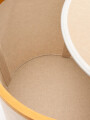 Cesto Solara Liso C/tapa Beige