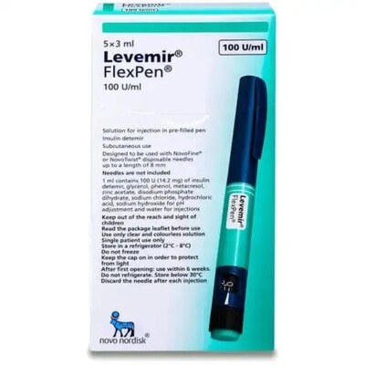 Levemir 3 Ml. 5 Flexpen Levemir 3 Ml. 5 Flexpen