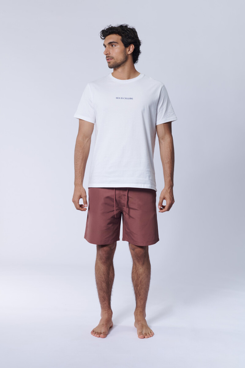 Short de baño ajustable Marron