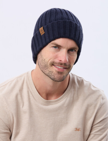 GORRO TEJIDO Azul