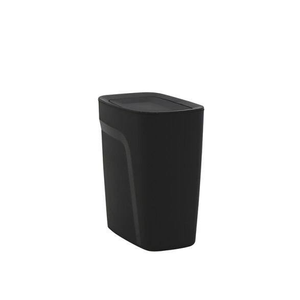 Papelera "COMPACTO" 8.5 Lt. en polipropileno negro TD0468