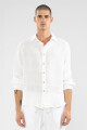 100% LINEN LONG SLEEVE SHIRT Casapueblo