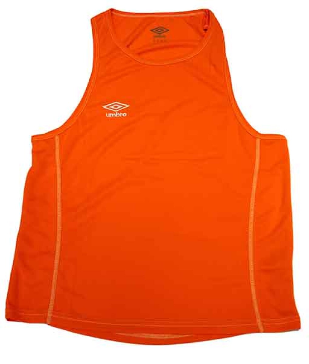 Musculosa de Hombre Umbro Adulto - Anaranjado - Blanco 