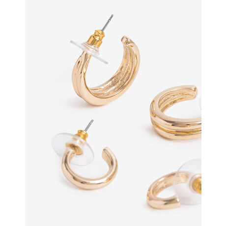 Set De Aros Dorado