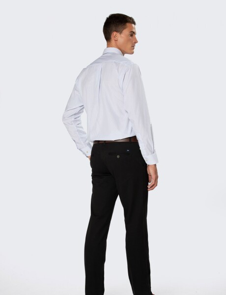 PANTALÓN CLÁSICO GABARDINA Negro