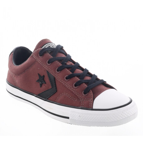 Championes de Hombre Converse - All Star Star Player OX Rojo - Bordó - Negro