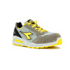 DIADORA Safety Shoes UPPER PU OUTSOLE RUN NET AB LOW S1PS FO SR Gris-Plateado
