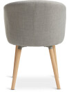 Silla de comedor KLOSTER tela gris claro/roble Silla de comedor KLOSTER tela gris claro/roble