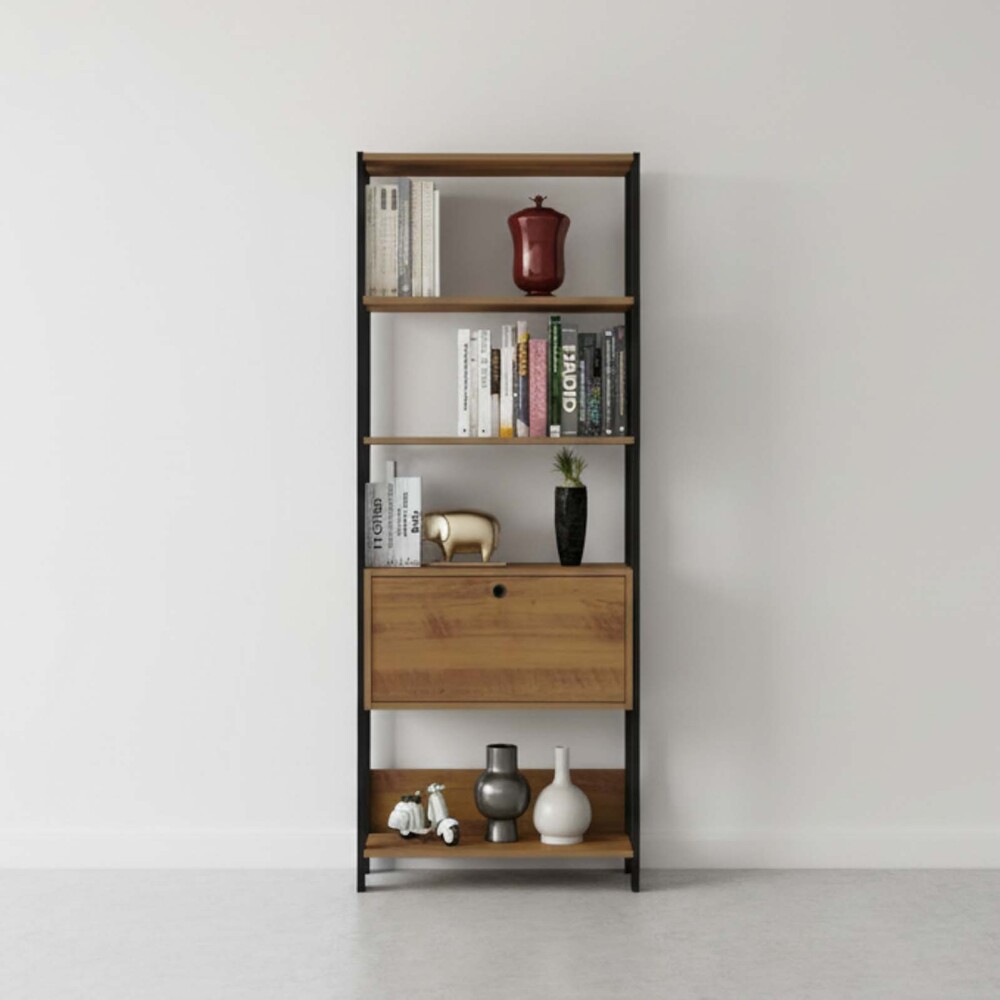 BIBLIOTECA MDF-Y-MDP MARRON MATCH