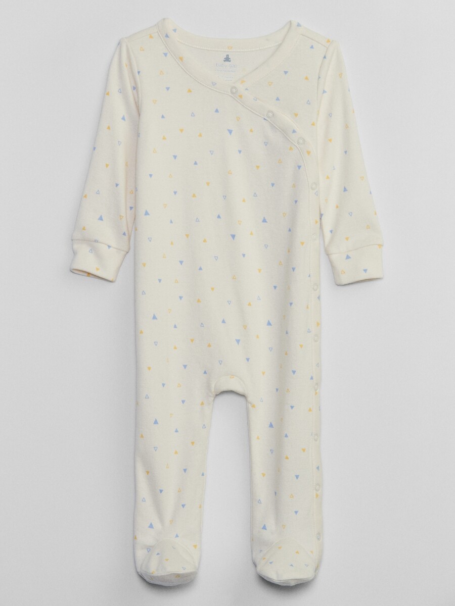 Pijama Estampado Bebé - Ivory Frost 