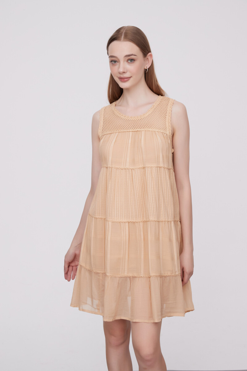 Vestido Stophoer - Beige 